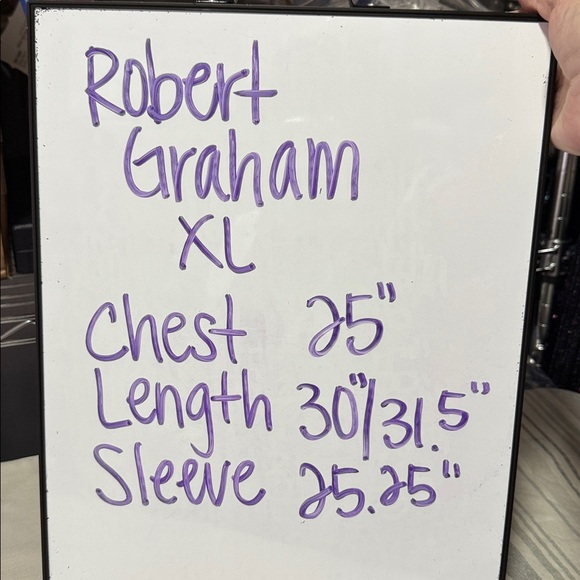 Robert Graham Long Sleeve Button Down Fall Floral Dress Shirt XL Cotton - Picture 7 of 11